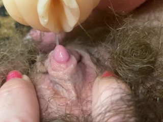 Hardcore Clitoris Orgasme Extrême Gros Plan Sexe Vagin 60fps HD POV