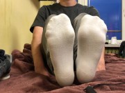 Preview 3 of Twink boy feet after 12 hours of wearing socks