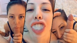 吮吸我前任最好的朋友的鸡巴并吞下他的大负荷 - Snapchat 色情内容