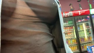 Walking in the PUBLIC CORNER STORE with my CLIT SUCKER IN MY PUSSY