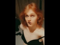 Redhead Tgirl Pandora Teases you - Screenshot 8 of 16 - Tgirl
