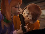 Scooby Doo - Velma and Daphne Halloween threesome - 3D Porn