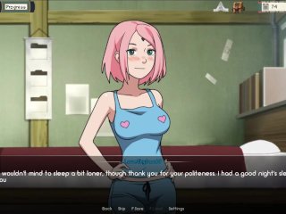 Naruto - Kunoichi Trainer [v0.13] Part 27 Sakura_Masturbating By LoveSkySan69