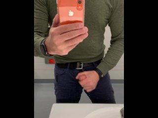 Jerking off at the train station