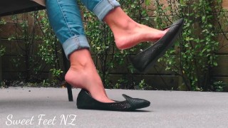 Shoe Dangling to Satisfy your Foot Fetish