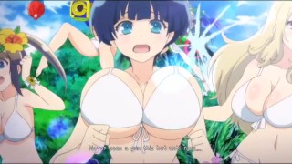 Sami Masturbates to Senran Kagura