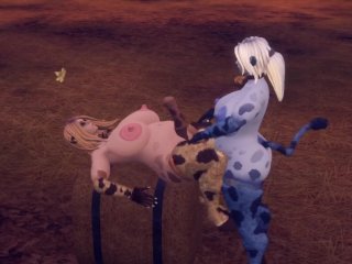 CowGirl ButterFly Fuck (Futa x Futa)