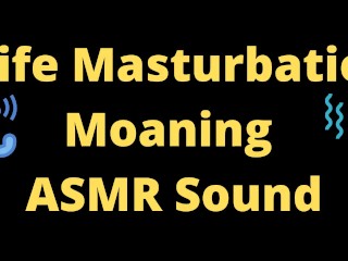 Утренняя мастурбация ASMR Стонущая ЖЕНА дома одна, постарайся не кончить, пожалуйста :)
