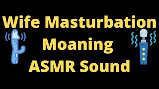 Morning Masturbation ASMR Moaning WIFE Home Alone Don't CUM Yet