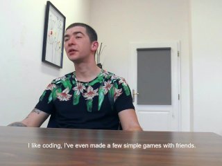 BigStr - Rough Looking Broke Czech Guy Needs That Money & Swallows A Big Cock POV