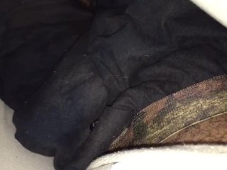 My dick doing push ups in the am 
