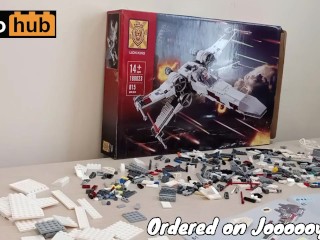 Het Bouwen Van Een Hete Kont Lego Star Wars XXX-Wing Om Het Sterrenstelsel Te Creampieen Zoals De Neef Van Je Stiefzus