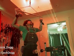 Luigi Drained by Fleshlight Machine