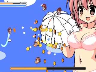 PunitDot [Хентай пиксельная игра] Ep1 спаси Японию от каваи гигантской девушки с огромными сиськами!
