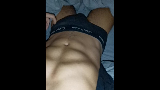 CALVIN KLEIN Undie Teen Wakes up and Jerks off in Bed - Pornhub.com