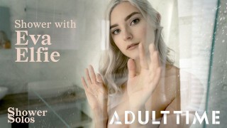ADULT TIME Прими душ с сексуальной Eva Elfie