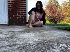 Video Naughty Slut pulls her Panties aside and Power Pisses right towards you!