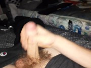 Preview 5 of Got bored waiting so I decided to make my huge cock cum