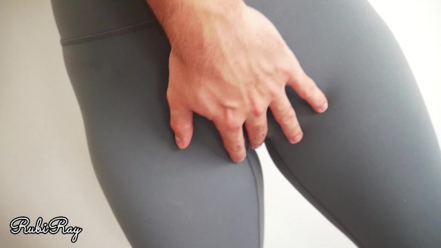 Cumming in my Panties after Stretching in my Yoga Pants - best Camel Toe