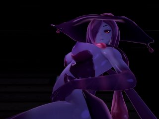 Halloween Night withSlime-Girl - Eris (3D Hentai, 4K,60FPS, Uncensored)
