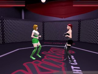 lesbian sexfight, lesbian wrestling, hentai game, sexfight