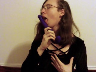 Shy Beginner Plays With Dildo