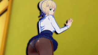 Fate - Saber 3D Hentai