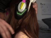 Preview 1 of D.Va Nerfed by Reaper // Full Vid on OF