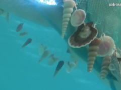 Super hot underwater swimming babe Rusalka