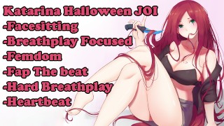 Hentai's Halloween JOI League Of Legends Femdom Facesitting Breathplay Smotherbox Katarina's Halloween Hentai's
