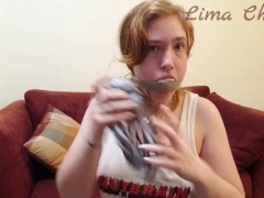 Teaser for "Teaching the Burglar How to Gag me"