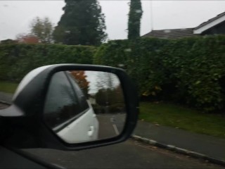 Ik Zuig Hem Droog Openbare Straat Auto Pijpbeurt