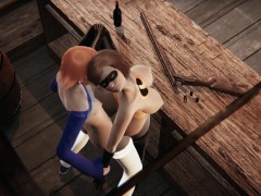 Gwen Tennyson (Ben10) Fucks Helen Parr (Elastigirl) Doggystyle (futa, japanese)