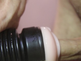 close up_fleshlight fuck & cum_shot