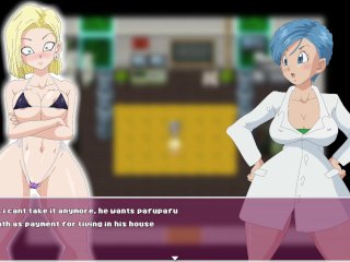 AndroidSuperSlut [Hentai Game] Ep.3 Bulma Ask Android to Lick Her Puffy Pussy to_Get the_Balls