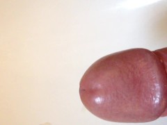 One more solo male cumshot (10 squirts of cum)