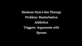 Jeu de rôle sur la thérapie sexuelle de Madame Nym
