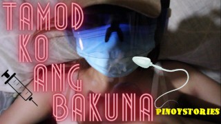 Nagpainit ang Aking Sick Pinay GF na Nakasuot ng Face Mask Habang Bumabagyo (100k Views Celebration)