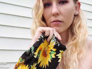 Outdoor Public Peeing In Sundress v494 FreePreview