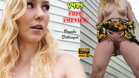 Outdoor Public Peeing In Sundress v494 FreePreview