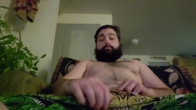 Masturbating in the living room almo
