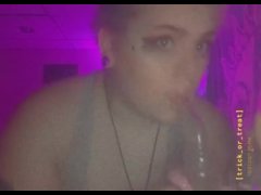 big tit teen takes fat dab 