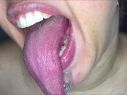 Preview 5 of Long tongue, dense spit and ... (Short version)