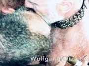 Preview 1 of Hairy cigar muscle bear Wolfgangfultz barebacks silver Daddy.