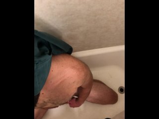 Gay boy getting throatfucked by straight daddy.