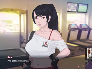 SARA GIVES US A POSTWORKOUT BRA TIT FUCK! Ep 15 Quickie: A LoveHotel Story