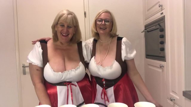 Oktoberfest Girls Tits - Oktoberfest - 2 Busty Topless Blondes - Pornhub.com