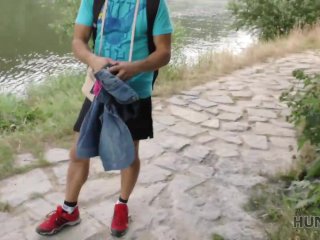 HUNT4K. Kind guy helps poor couple_with cash for passionate sex