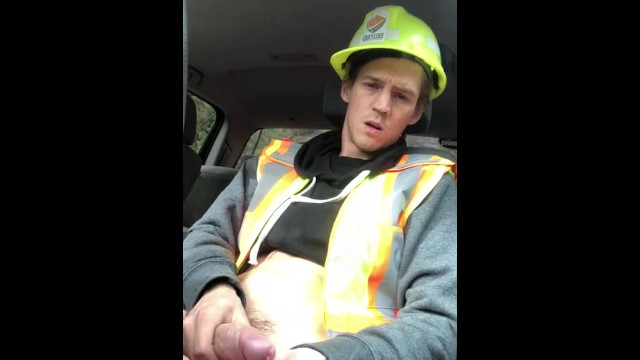 Building Jerking Cum Shot - Twink Construction Worker Jerks off and Eats Cum - Pornhub.com