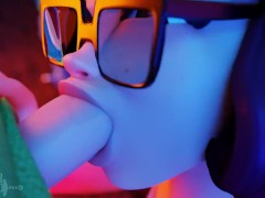 Velma Halloween Animation (Blenderknight, LewdHeart) - Screenshot 8 of 16 - Animated